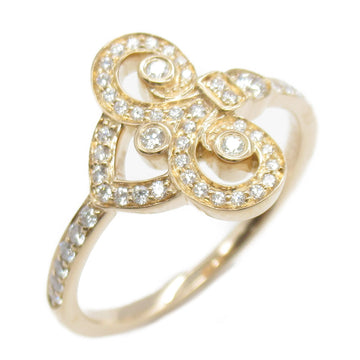 TIFFANY&CO fleur-de-lis diamond ring Ring Clear K18PG[Rose Gold] Clear