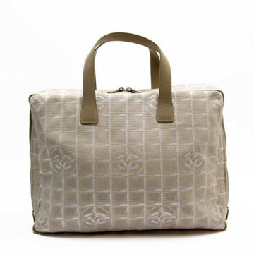 Chanel Handbag New Travel Nylon Jacquard Leather