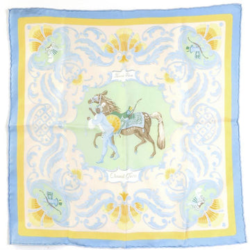 HERMES Scarf Petit Carre Cheval Turc Silk Multicolor Women's e55980a