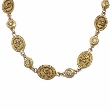 CHANEL Cocomark Necklace Ladies GP 59.0g Gold Color