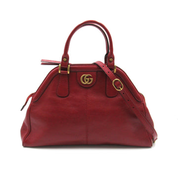 GUCCI Liber Medium GG Marmont Red leather 516459