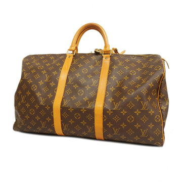 LOUIS VUITTONAuth  Monogram Keepol 50 M41426 Men,Women,Unisex Boston Bag