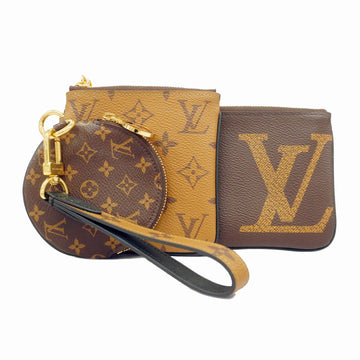 LOUIS VUITTONAuth  Monogram Pochette Trio M68756 Pouch