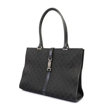 GUCCIAuth  Jackie Tote Bag 002-1074 Women's GG Canvas Black