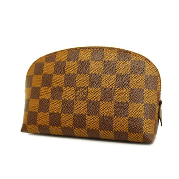 LOUIS VUITTON Pouch Damier Pochette Cosmetic N47516 Brown Ladies