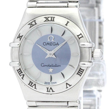 OMEGAPolished  Constellation MOP Dial Steel Quartz Ladies Watch 1562.84 BF563973