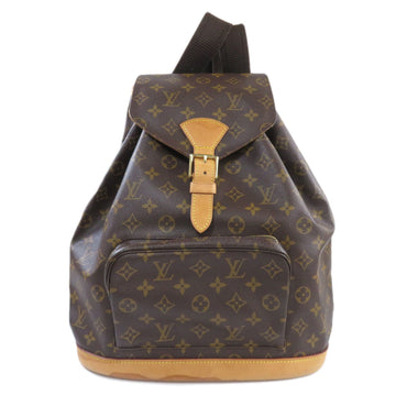 LOUIS VUITTON M51135 Montsouris Monogram Backpack Daypack Canvas Women's