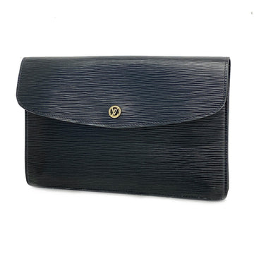 LOUIS VUITTON Clutch Bag Epi Montaigne 27 M52652 Noir Ladies