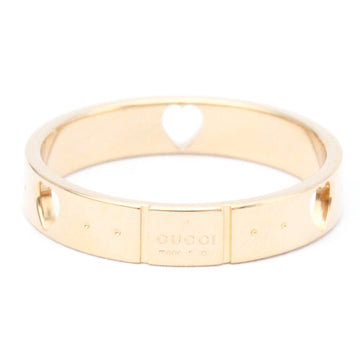 GUCCI Icon Pink Gold [18K] Fashion No Stone Band Ring Pink Gold