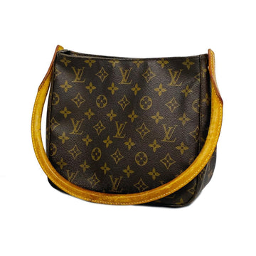 LOUIS VUITTON Shoulder Bag Monogram Looping MM M51146 Brown Ladies