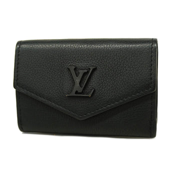 LOUIS VUITTONAuth  Epi Tri-fold Wallet Portefeuille Lock Mini M68787 Women's