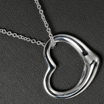 TIFFANY open heart necklace width 27mm silver 925 &Co.