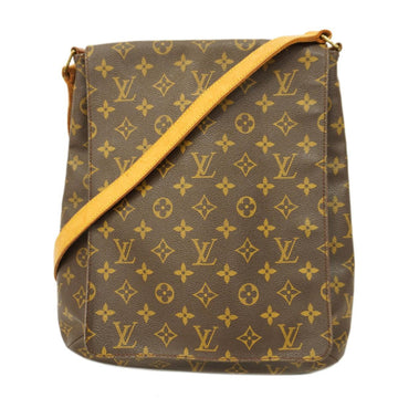 LOUIS VUITTON Shoulder Bag Monogram Musette M51256 Brown Ladies