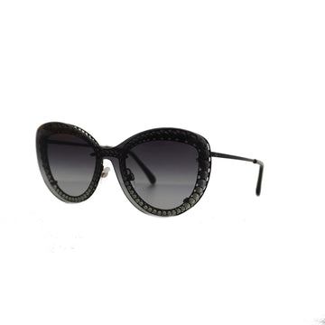 CHANELAuth  Women's Sunglasses Black Sunglasses 4236-H