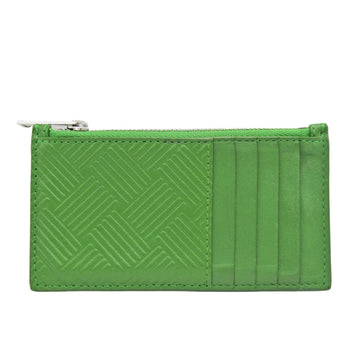 BOTTEGA VENETA Coin Case 657125 Leather Card Case Green