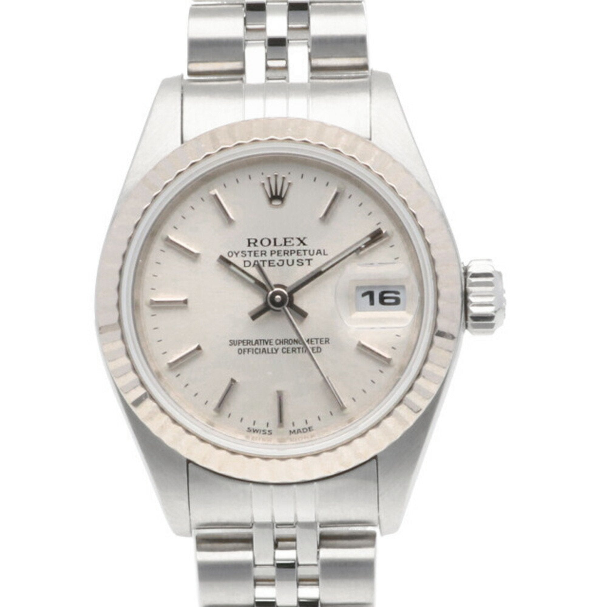 Datejust white gold 2025 and stainless steel automatic