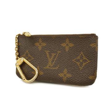 LOUIS VUITTON Wallet/Coin Case Monogram Pochette Cle M62650 Brown Men's Women's