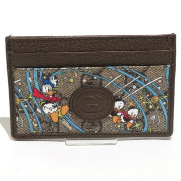 GUCCI GG Supreme 647942 x Disney Brand Accessory Pass Case Unisex