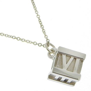 TIFFANY Atlas Cube 925 Silver Women's Necklace