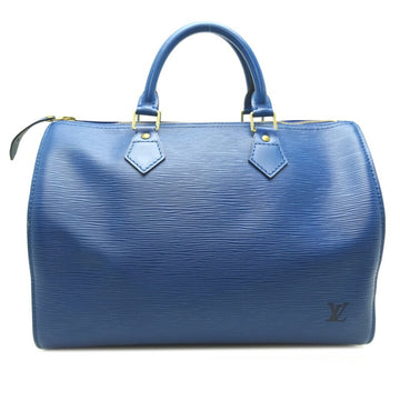 LOUIS VUITTON Speedy 30 Women's Boston Bag M43005 Epi Toledo Blue