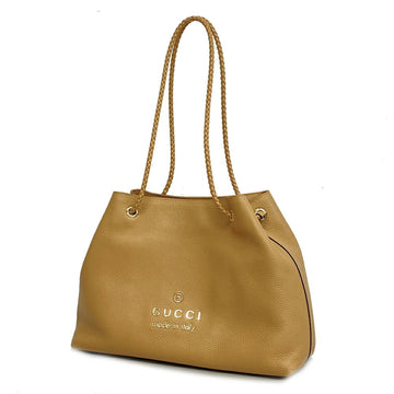 GUCCI shoulder bag 419689 leather beige ladies