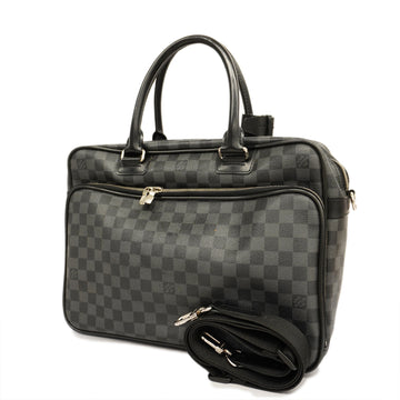 LOUIS VUITTONAuth  Damier Graphite Ikar N23253 Men's Briefcase