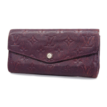 LOUIS VUITTONAuth  Monogram Empreinte Portofeuil Curieuse M60341 Women Wallet