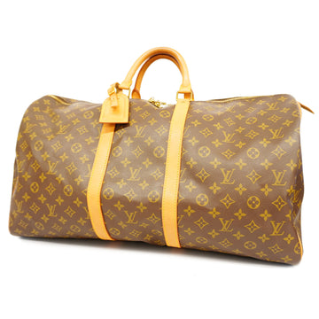 LOUIS VUITTONAuth  Monogram Keepol 55 M41424 Men,Women,Unisex Boston Bag