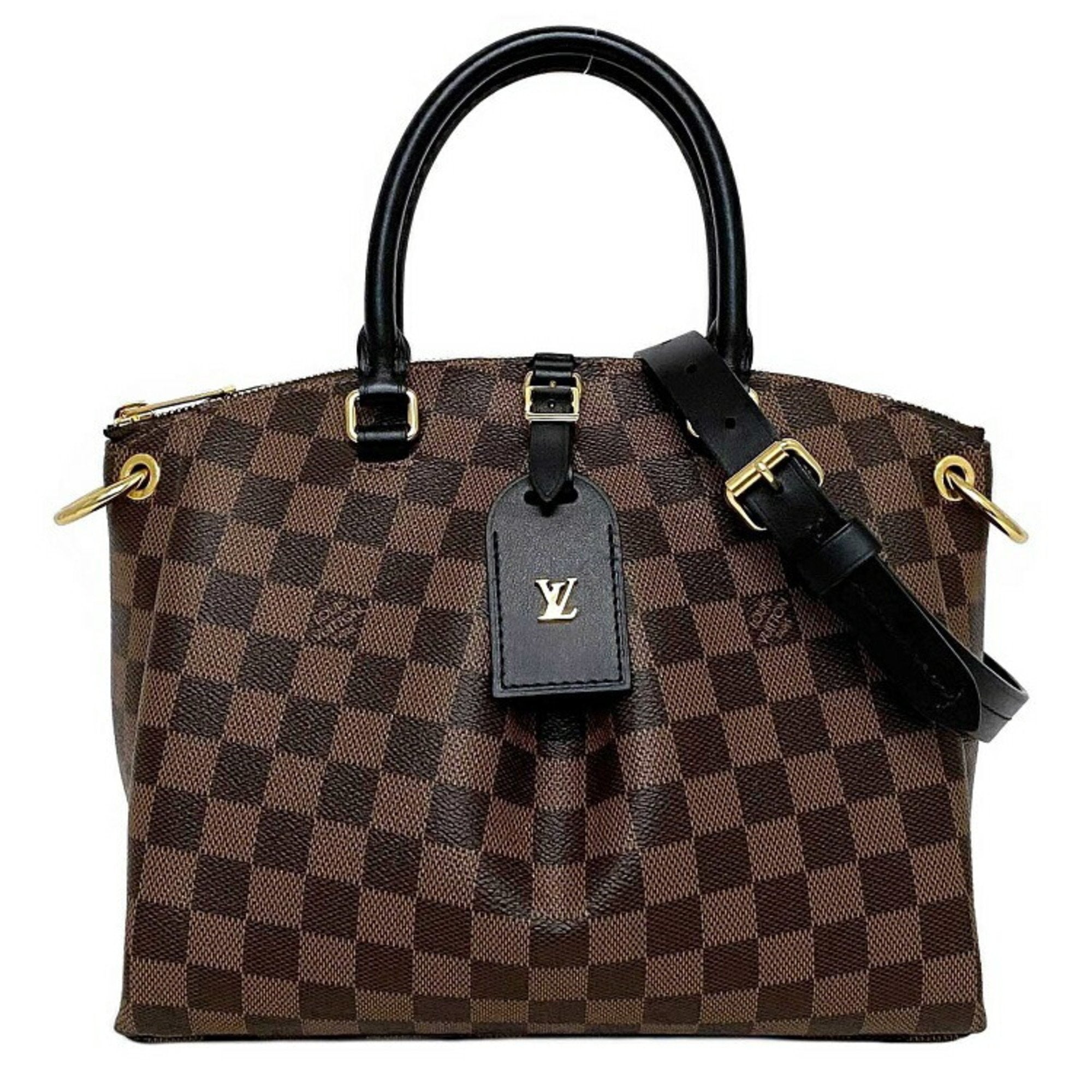 Louis Vuitton 2way Odeon Tote PM Brown Black Damier Ebene