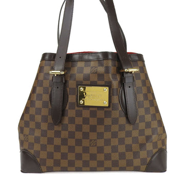 LOUIS VUITTON Tote Bag Hampstead MM N51204 Damier Ebene Women's