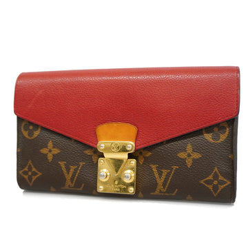 LOUIS VUITTONAuth  Monogram Portefeuille Palace M58414 Cerise