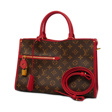 LOUIS VUITTONAuth  Monogram 2WAY Bag Popin Cool M43433 Handbag,ShoulderBag Rouge