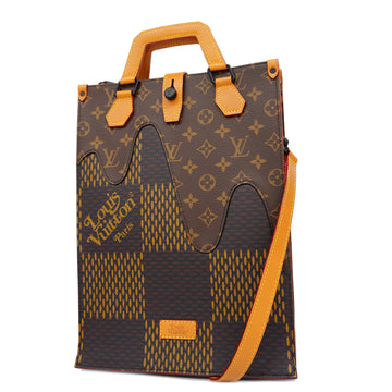 LOUIS VUITTONAuth  Monogram 2way Bag Damier Giant LV X NIGO Collaboration N40355