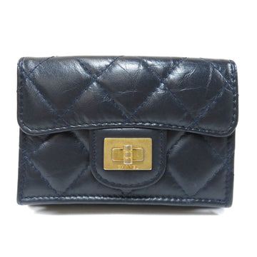 CHANEL mini matelasse bi-fold wallet lambskin women's