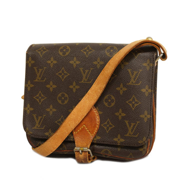 LOUIS VUITTONAuth  Monogram Cartesier M51253 Women's Shoulder Bag