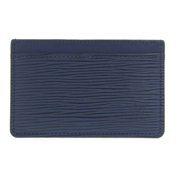Louis Vuitton Epi Porto Cult Sampur Commuter Holder Card Case Andigo Blue M60330