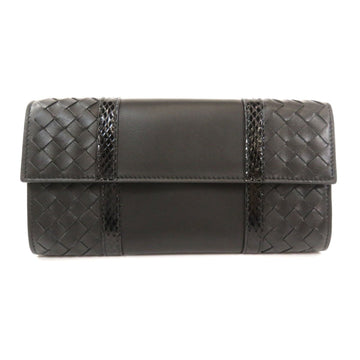 Bottega Veneta Intrecciato Long Wallet Leather Unisex