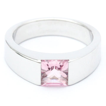 CARTIER Tank Ring White Gold [18K] Fashion Tourmaline Band Ring Silver