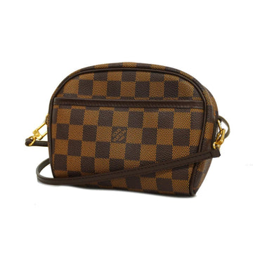 LOUIS VUITTON Shoulder Bag Damier Pochette Ipanema N51296 Brown Women's