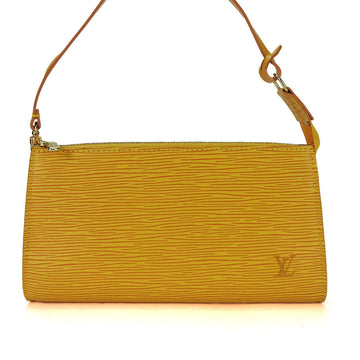 LOUIS VUITTON Pouch Pochette Accessoire Epi Yellow M52949 Case Women's  epi pouch yellow