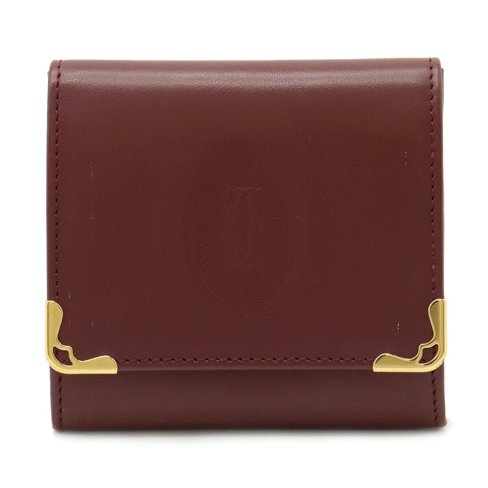 Buy [Used] Cartier Coin Case Mustline Coin Purse Leather Bordeaux L3000158  from Japan - Buy authentic Plus exclusive items from Japan | ZenPlus