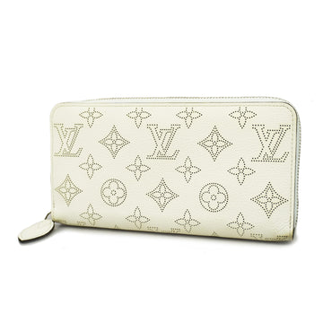 LOUIS VUITTONAuth  Mahina Zippy Wallet Zippy Wallet M61869 Blanc