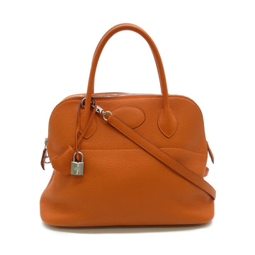 HERMES Bolide31 handbag Orange Orange Taurillon Clemence leather