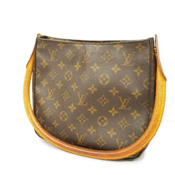 LOUIS VUITTON Shoulder Bag Monogram Looping MM M51146 Brown Ladies