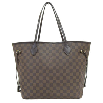 LOUIS VUITTON Damier Neverfull MM Tote Bag Ebene N51105