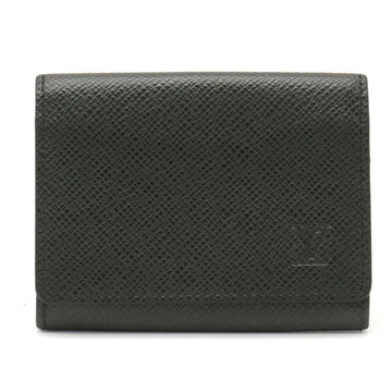 Louis Vuitton Taiga Amberop Cult de Visit Card Case Business Holder Leather Aldwards Black M30922