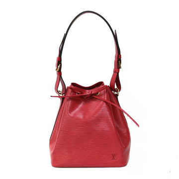 LOUIS VUITTON Shoulder Bag Epi Petit Noe M44107 Red Ladies