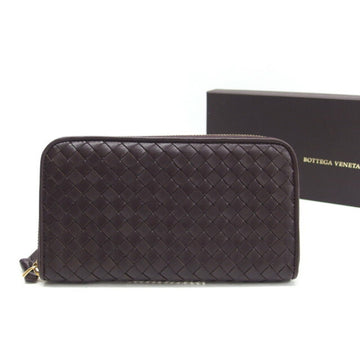 BOTTEGA VENETA Intrecciato Round Long Wallet