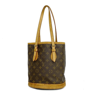 LOUIS VUITTON Tote Bag Monogram Petit Baguette PM M42238 Brown Ladies