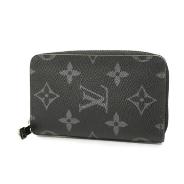 LOUIS VUITTONAuth  Monogram Eclipse Zippy Coin Purse Vertical M81662 Men's